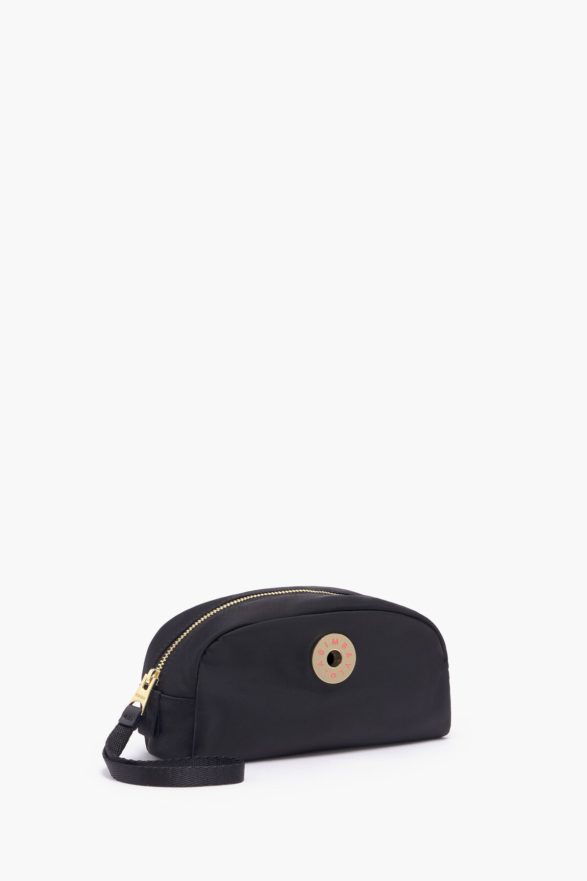 Neceser media luna S nylon negro