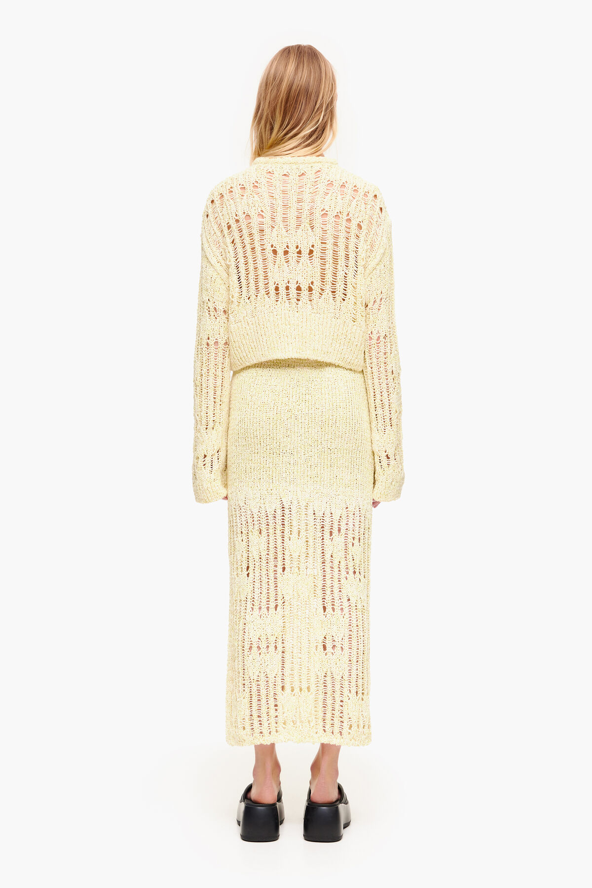 Falda punto midi lima