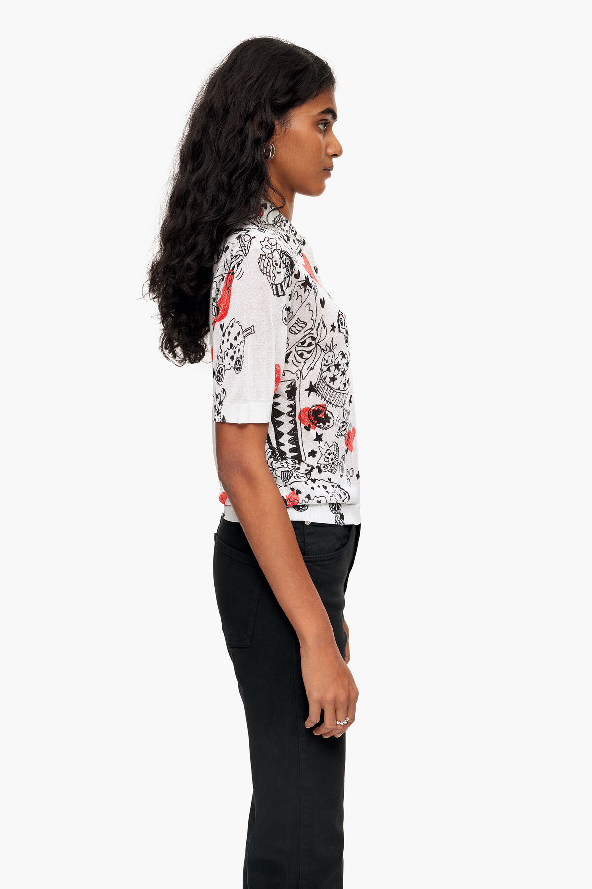 Polo ajustado Nickname Heart