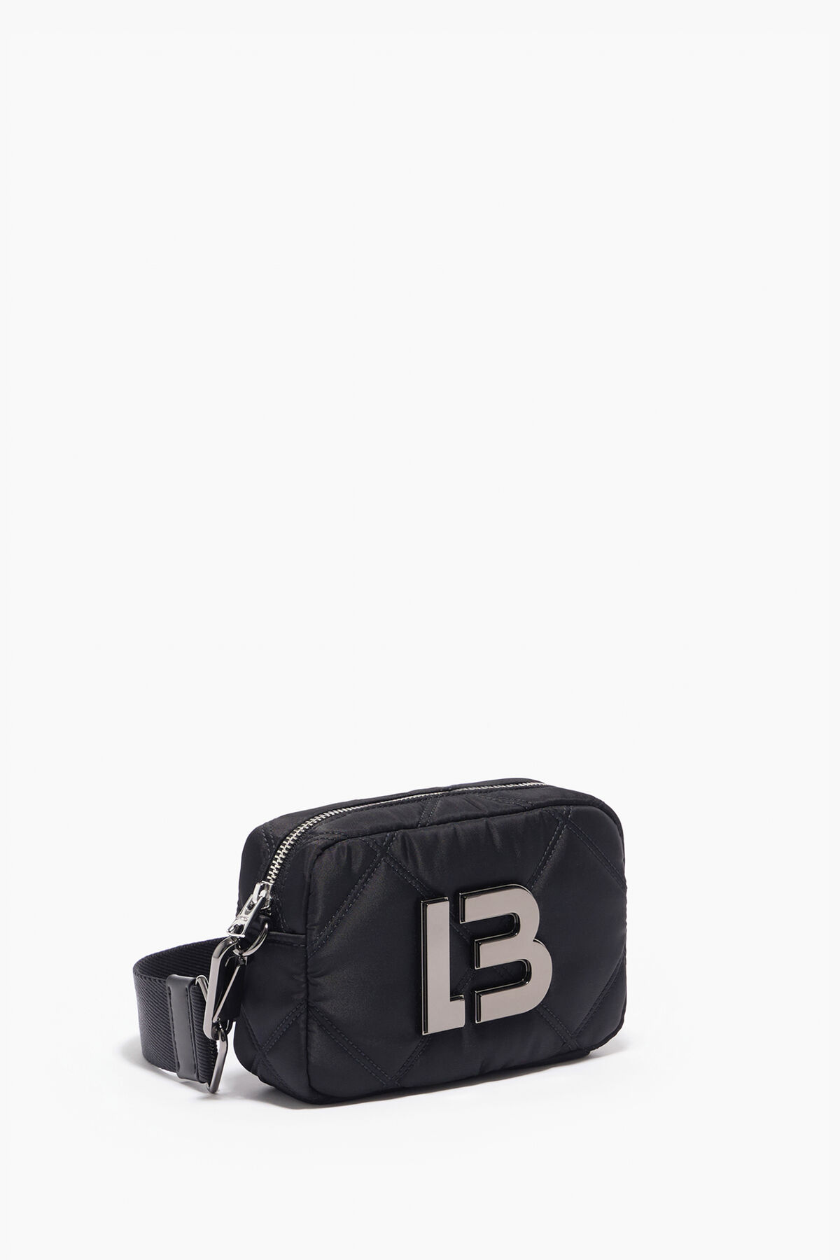 Bolso bandolera XS acolchado nylon negro