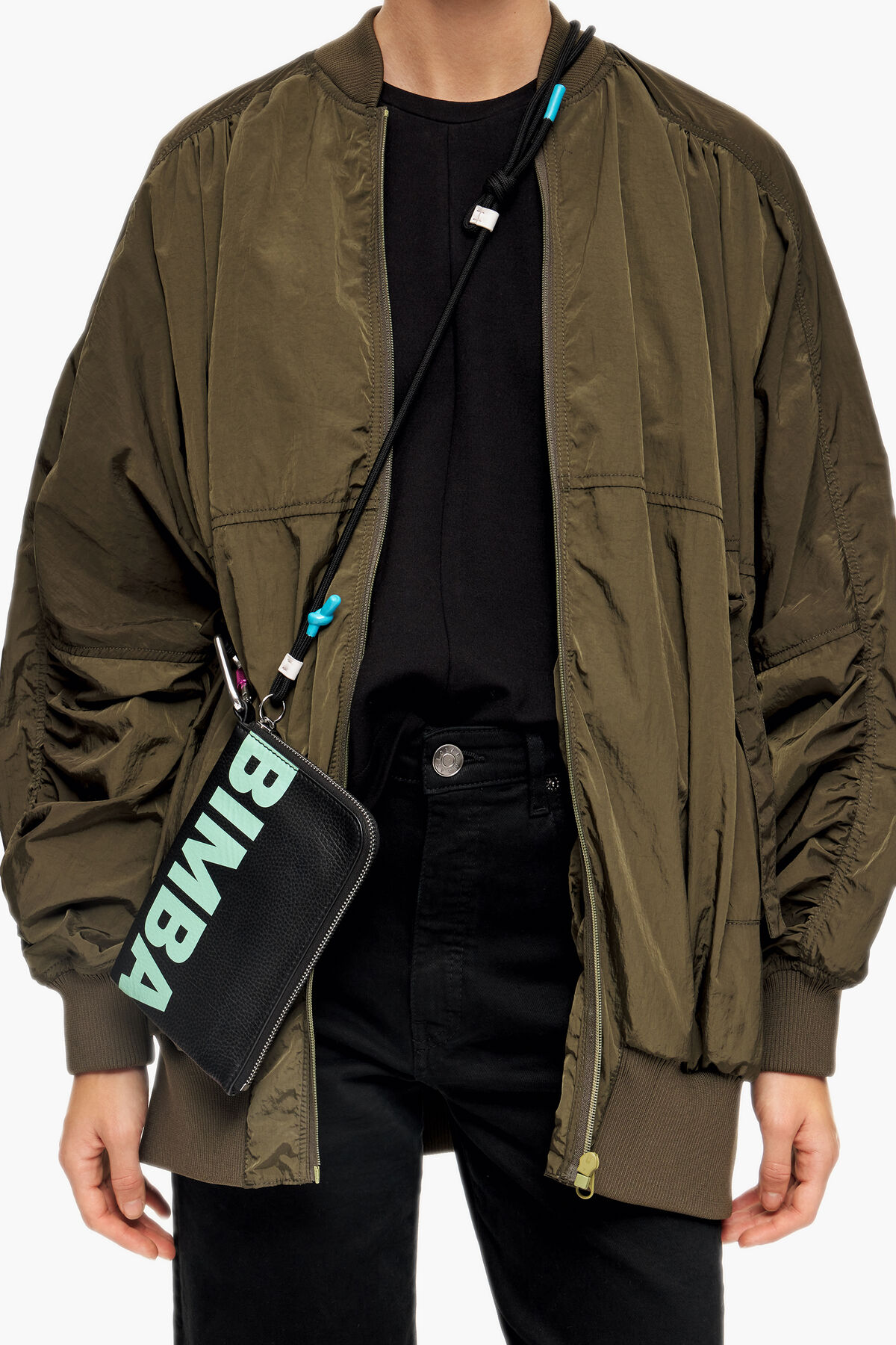 Minibolso multifunción piel negro