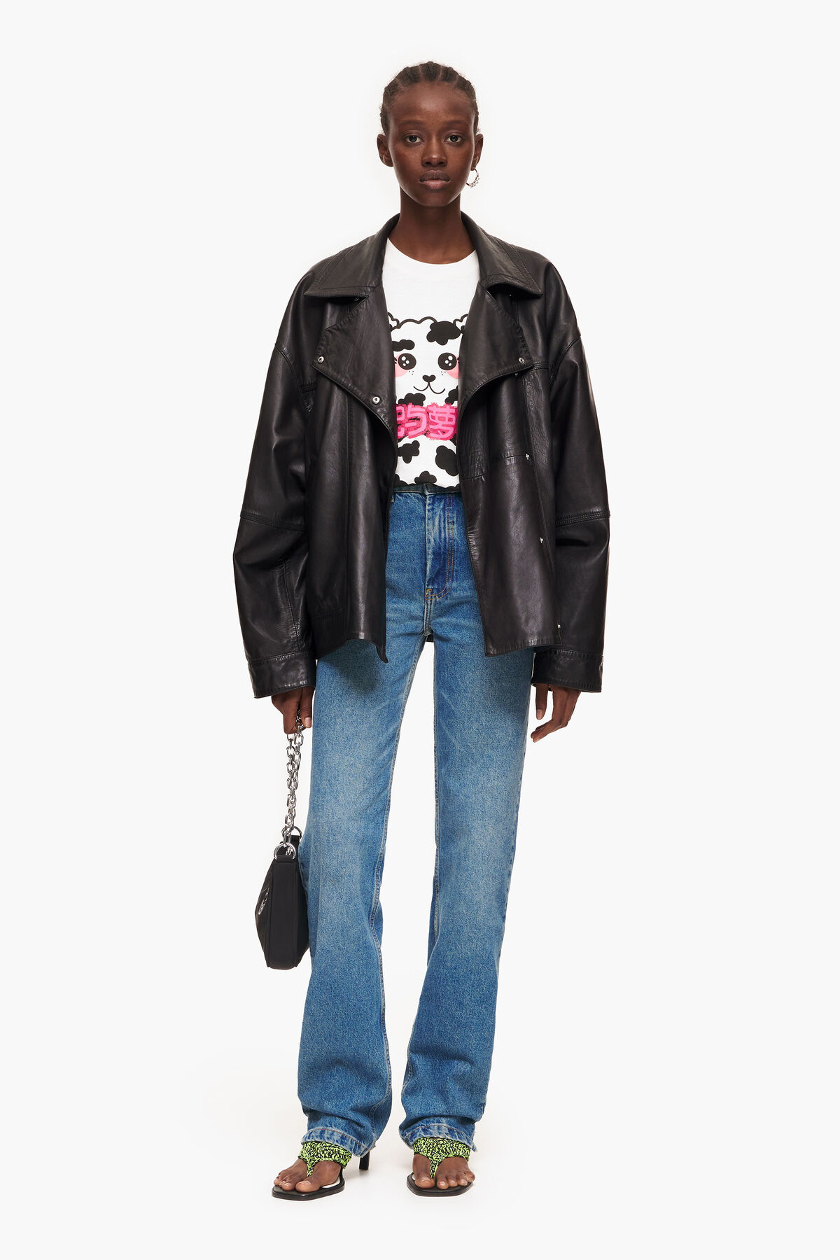 STRAIGHT FULL LENGTH - Vaquero recto azul