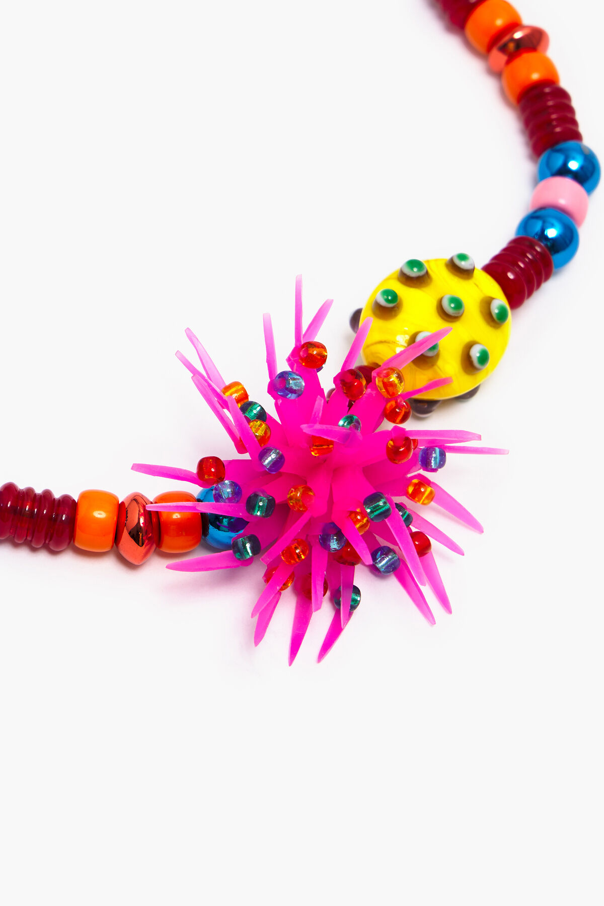 Collar motivos marinos multicolores