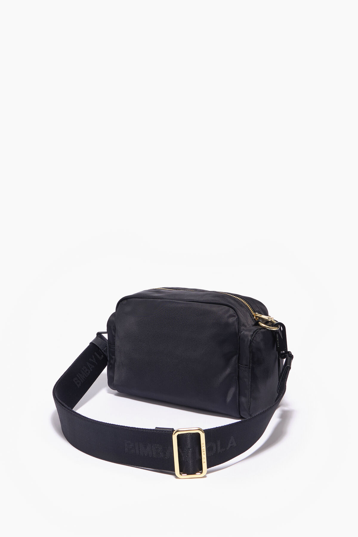 Bolso bandolera M nylon negro