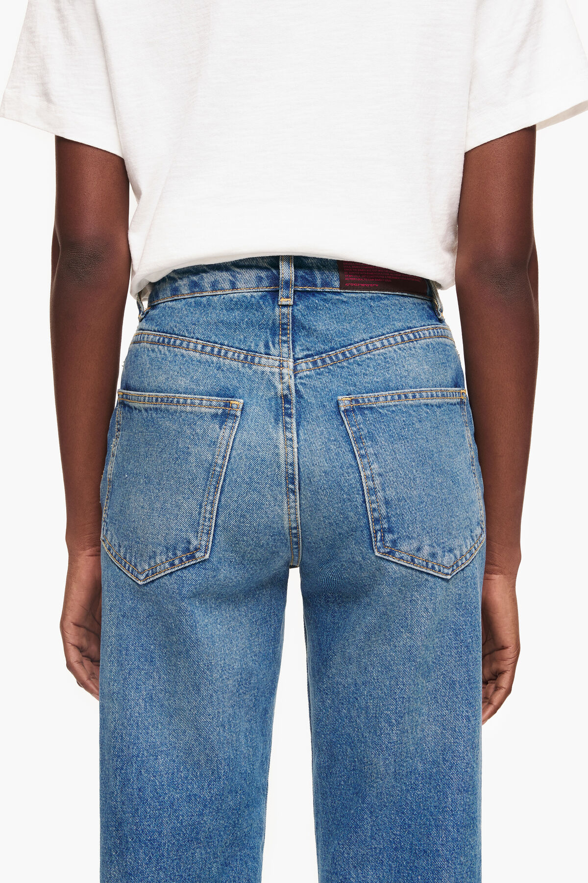 STRAIGHT FULL LENGTH - Vaquero recto azul