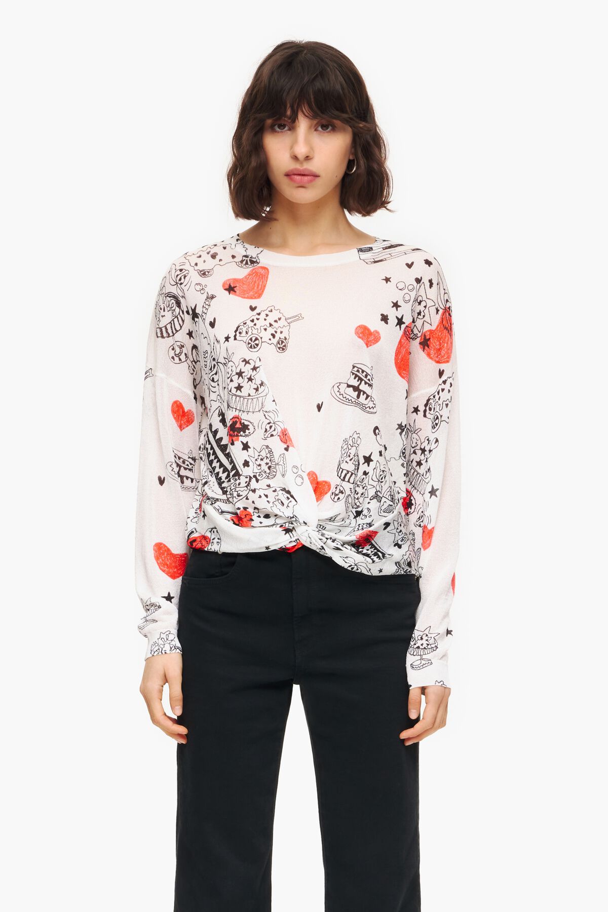 Jersey print Nickname Heart