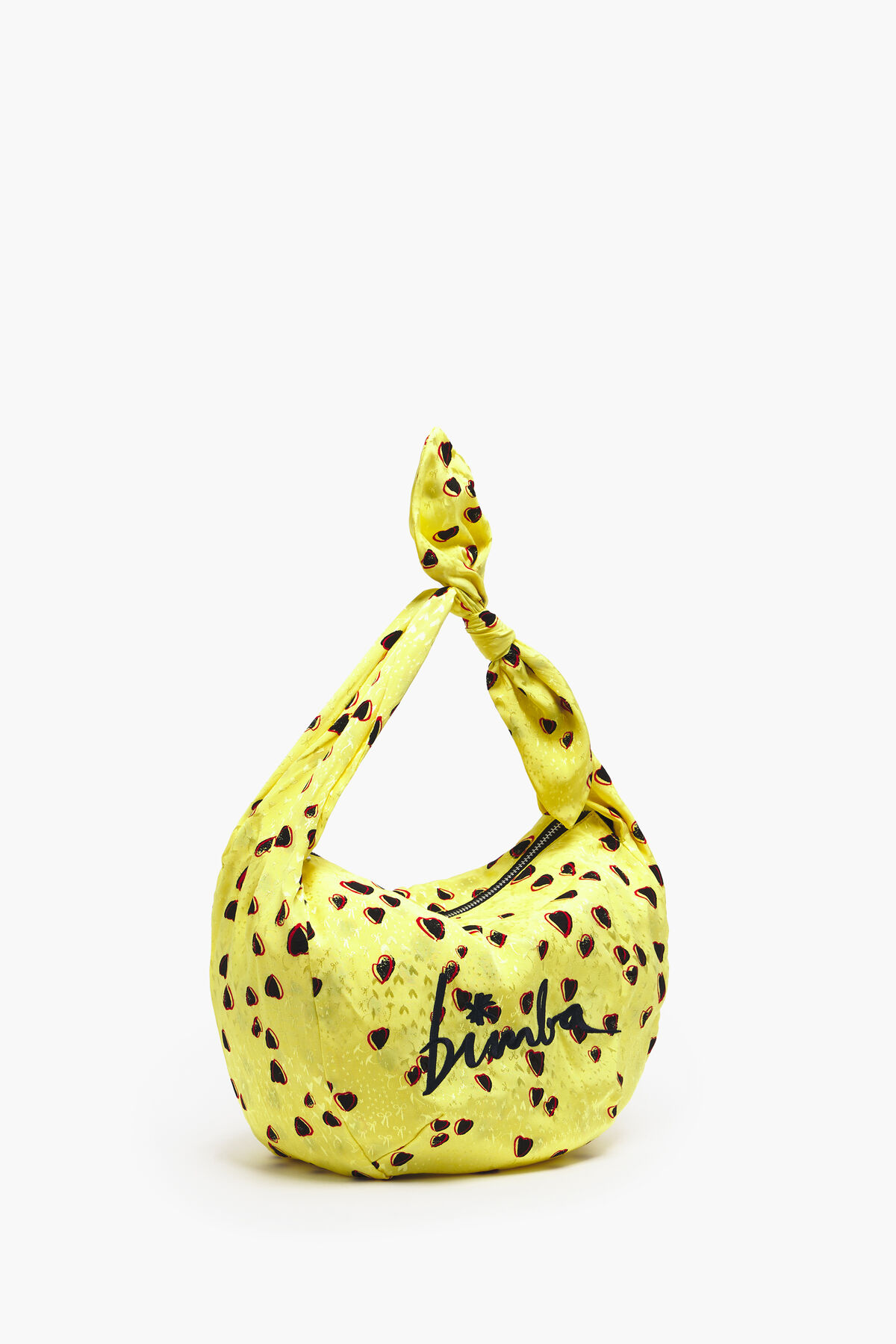 Bolso saca S Small Hearts amarillo