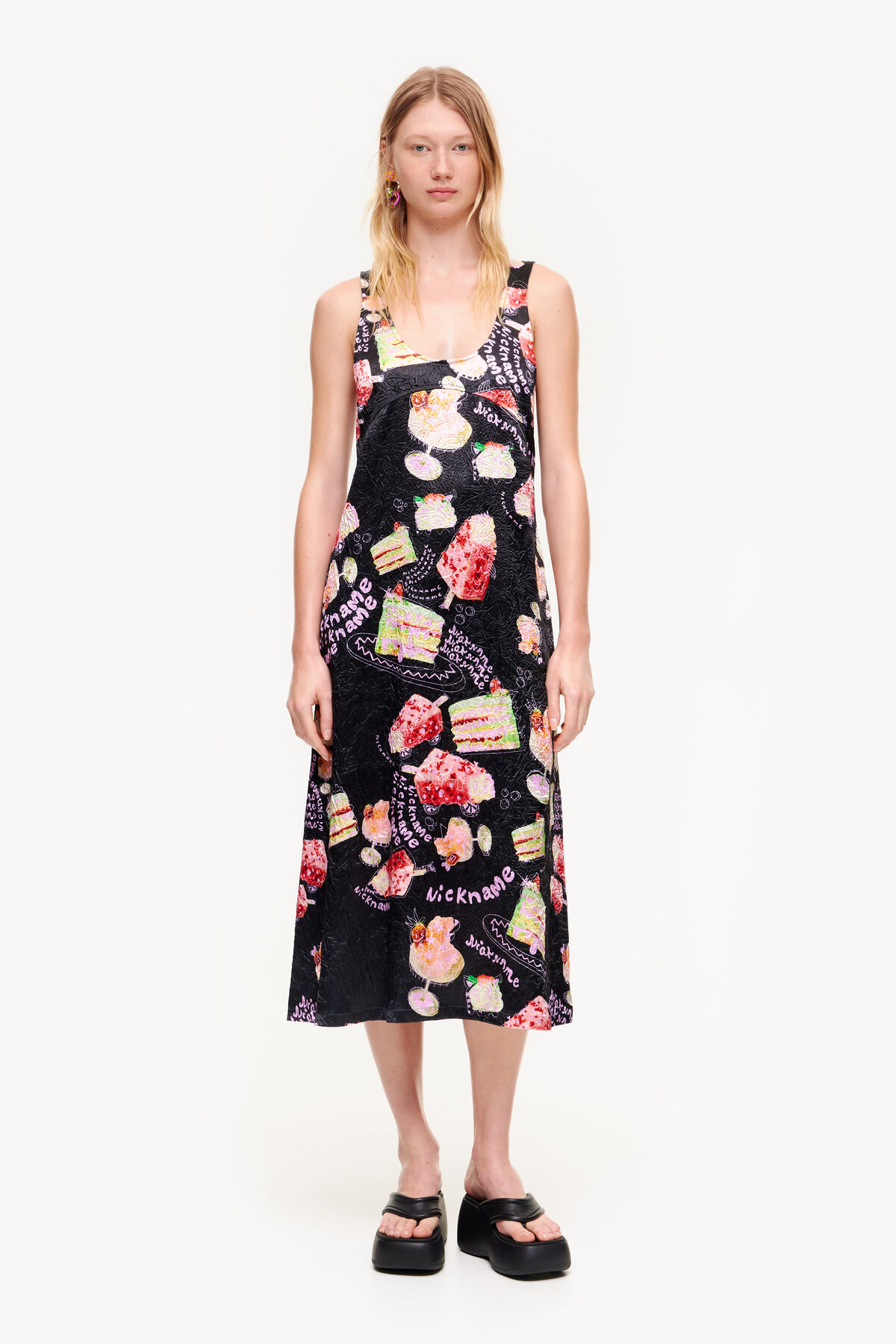 Vestido textura print Nickname Photo