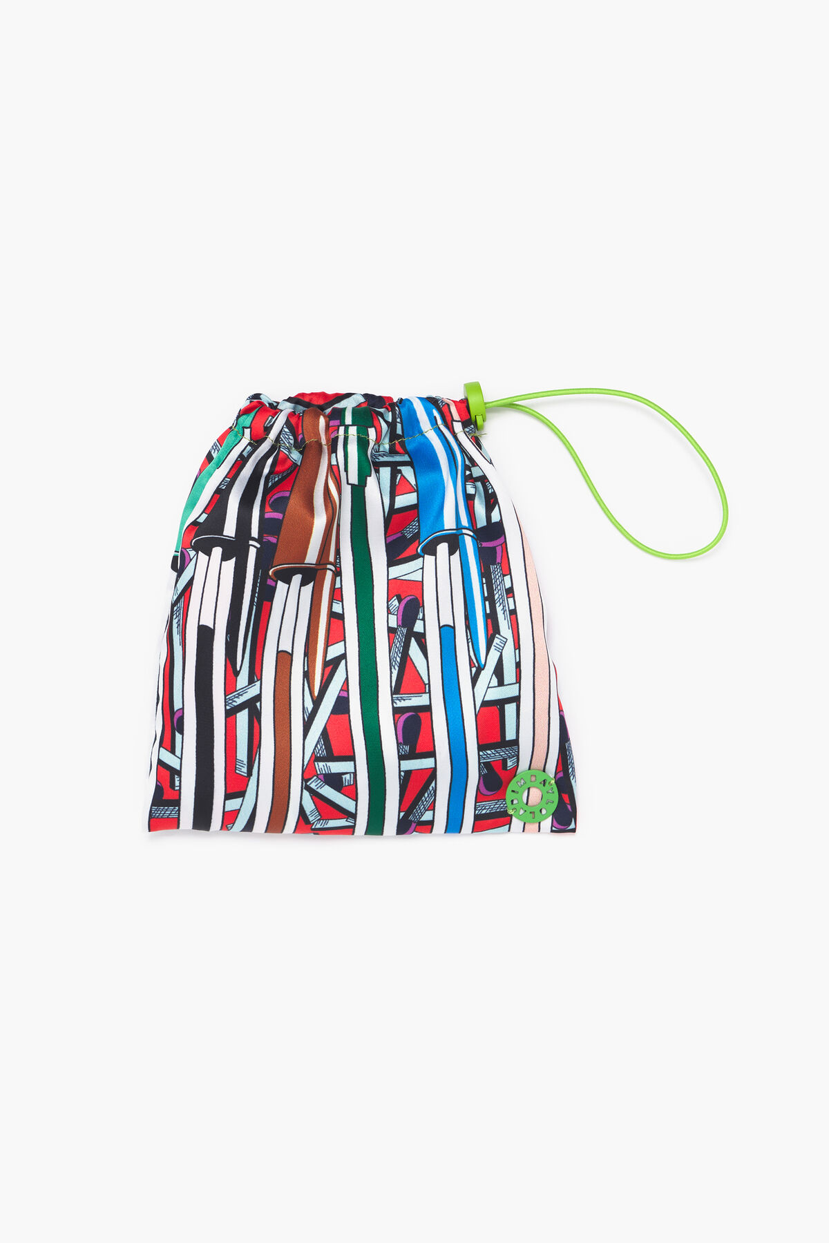 Pañuelo seda bolígrafos rojo