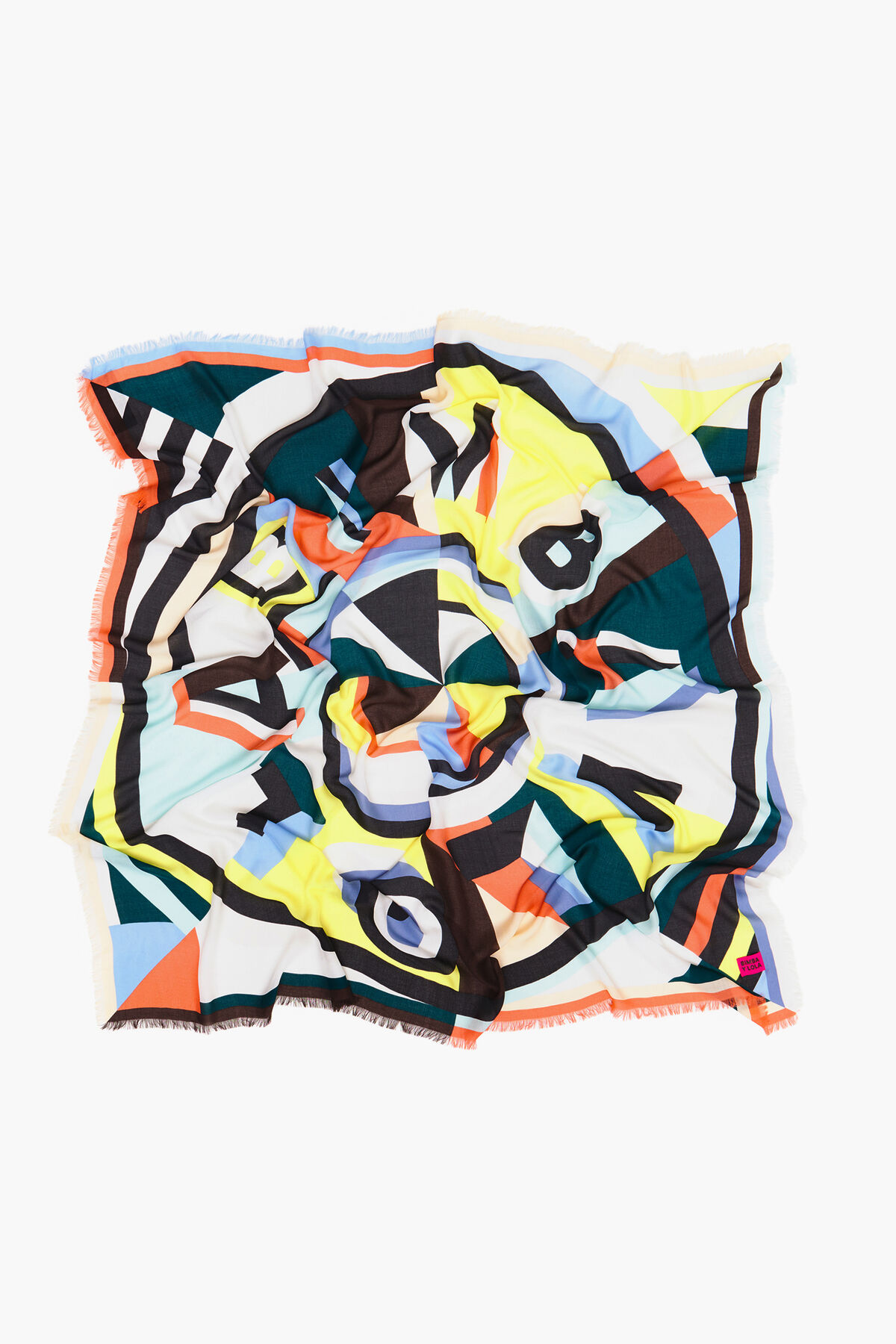 Chal logo geométrico amarillo