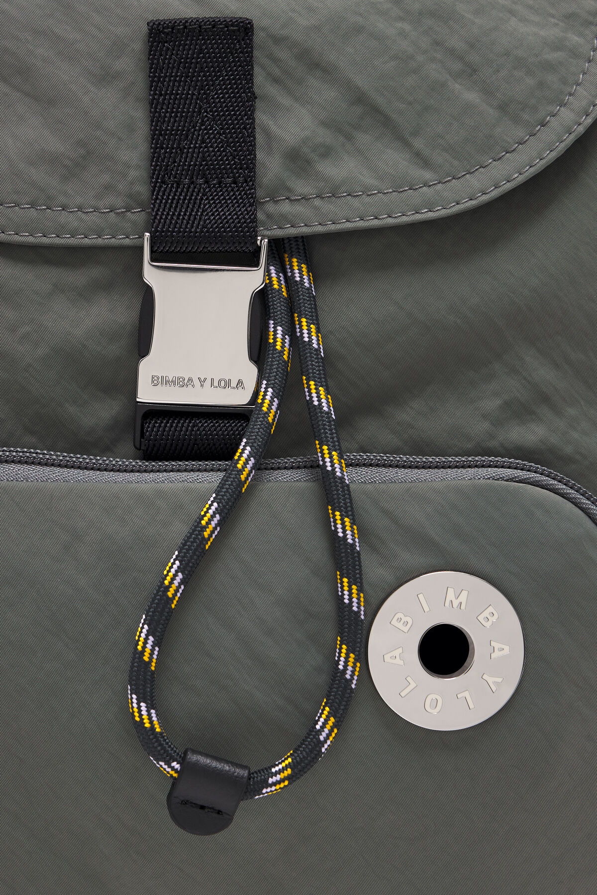 Mochila rectangular M verde