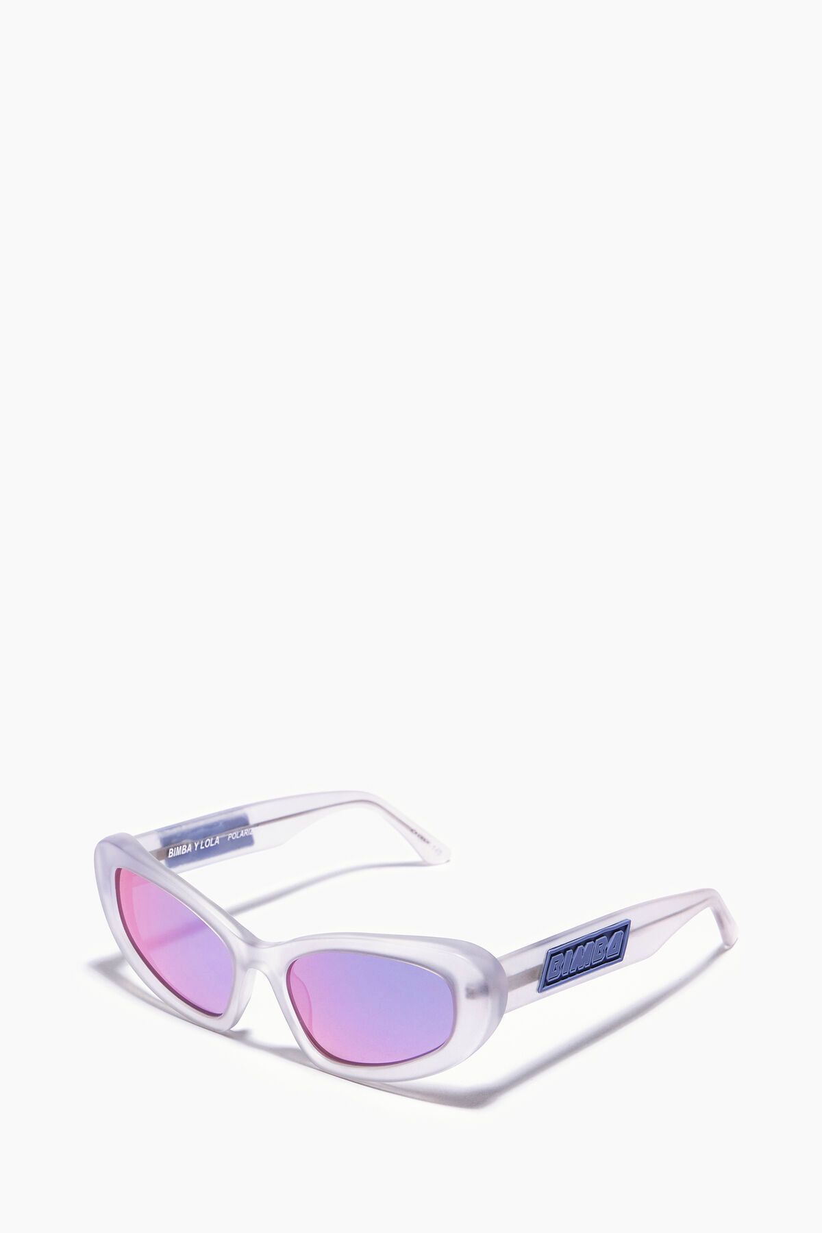 Gafas de sol cat-eye transparentes