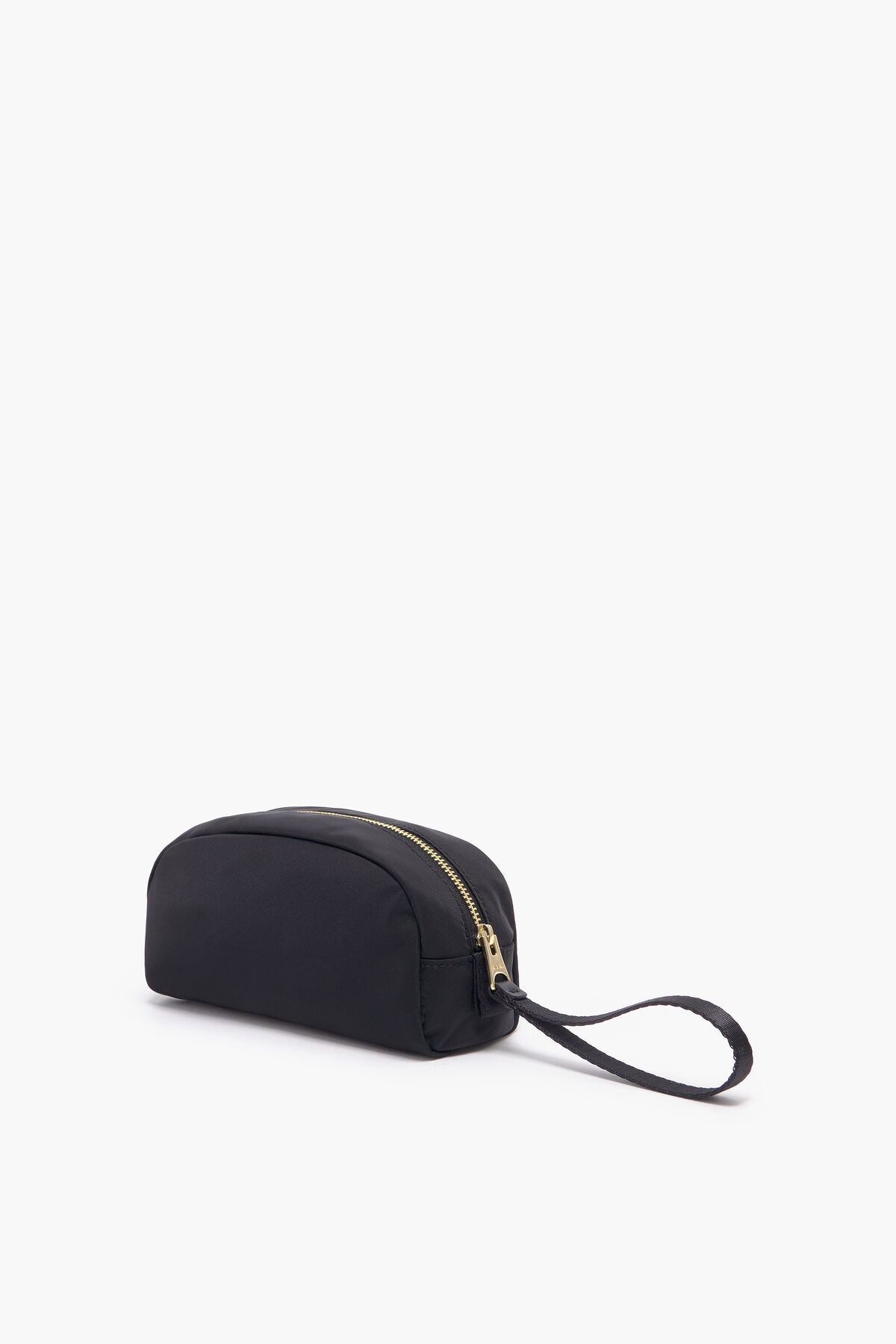 Neceser media luna S nylon negro