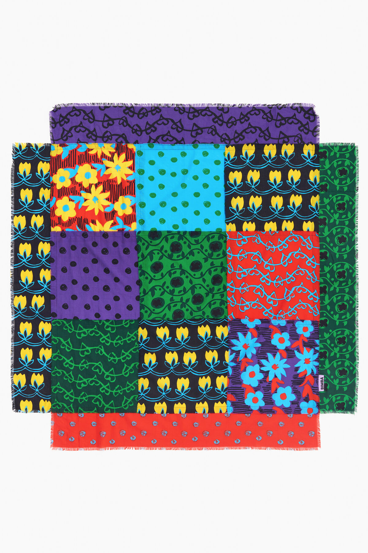 Chal patchwork negro