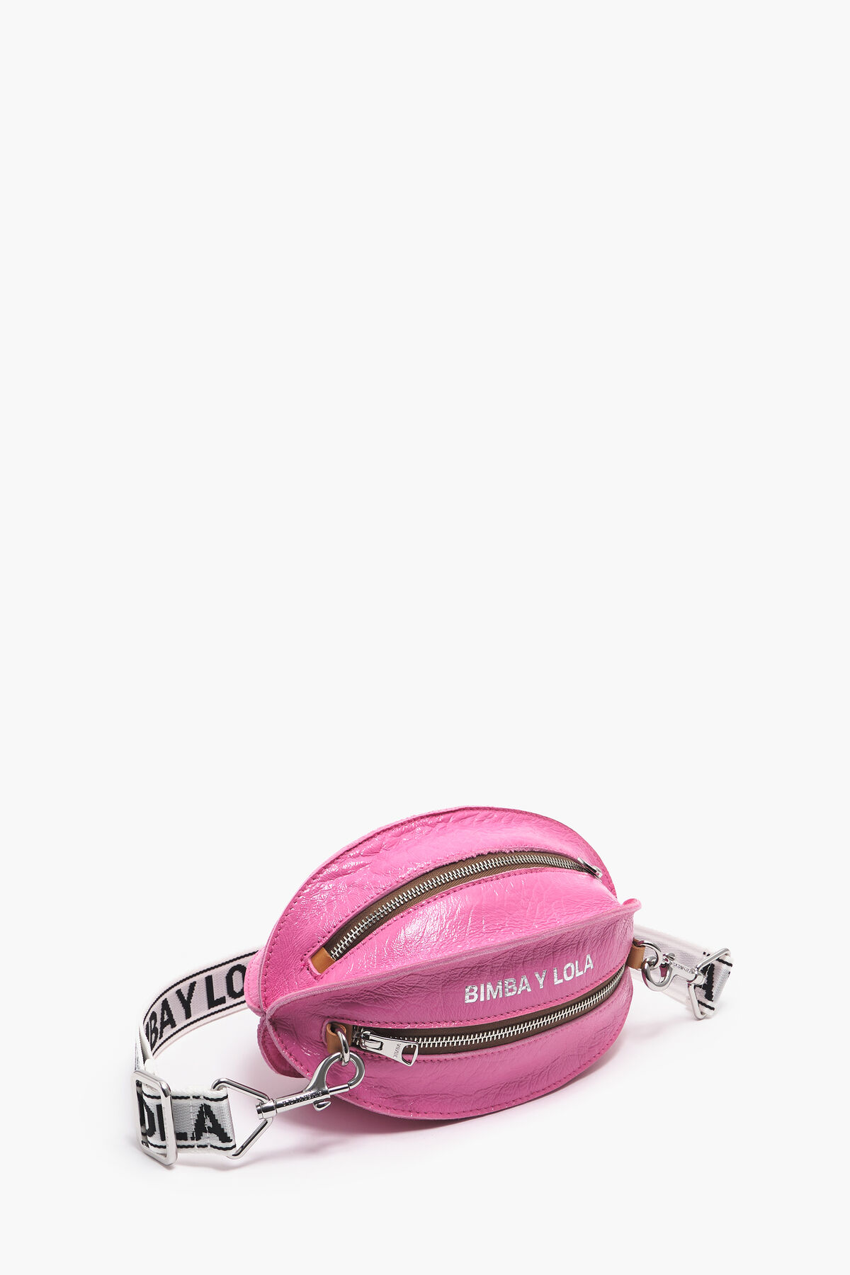 Bolso Pelota S piel rosa