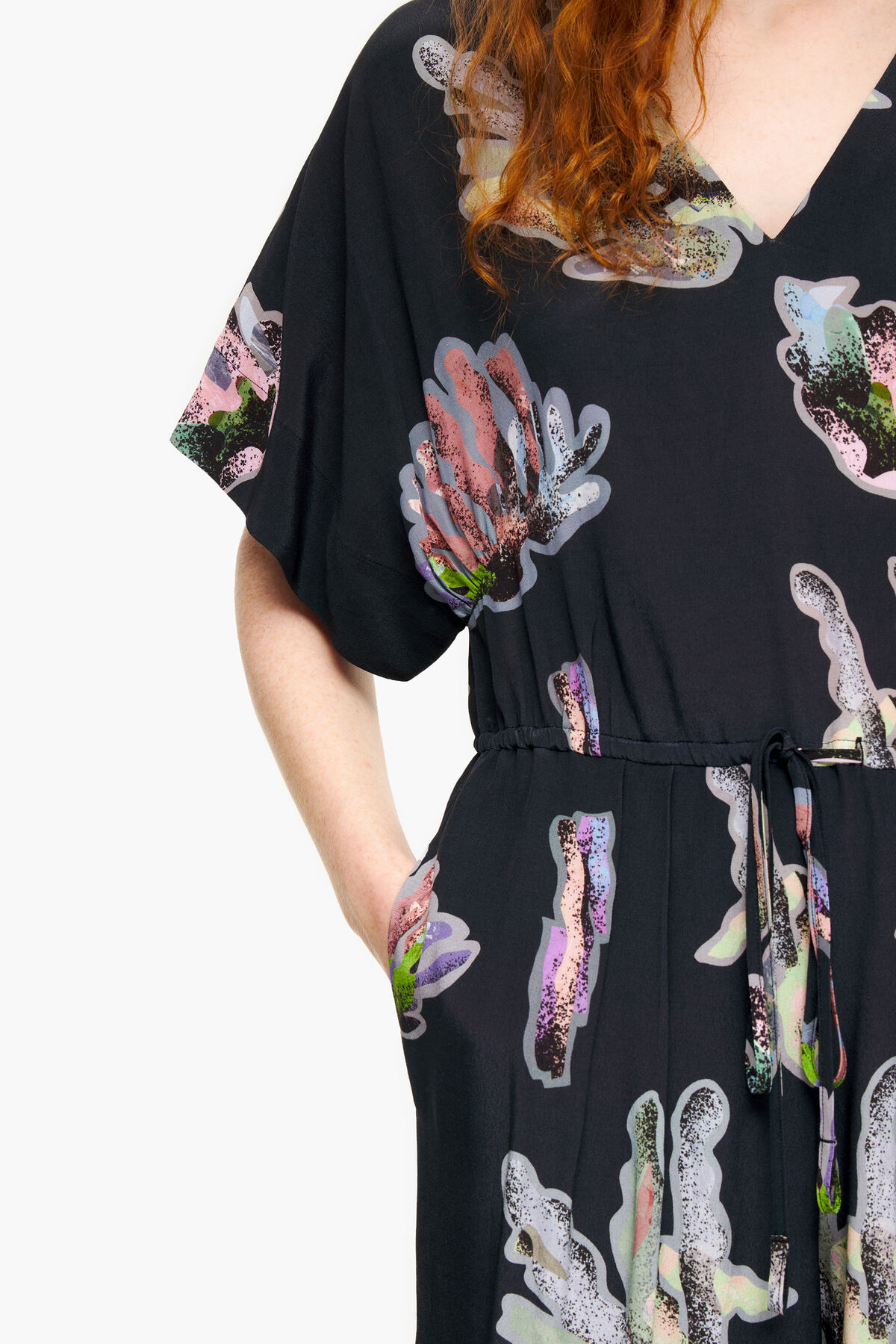 Mono largo print Coral gris