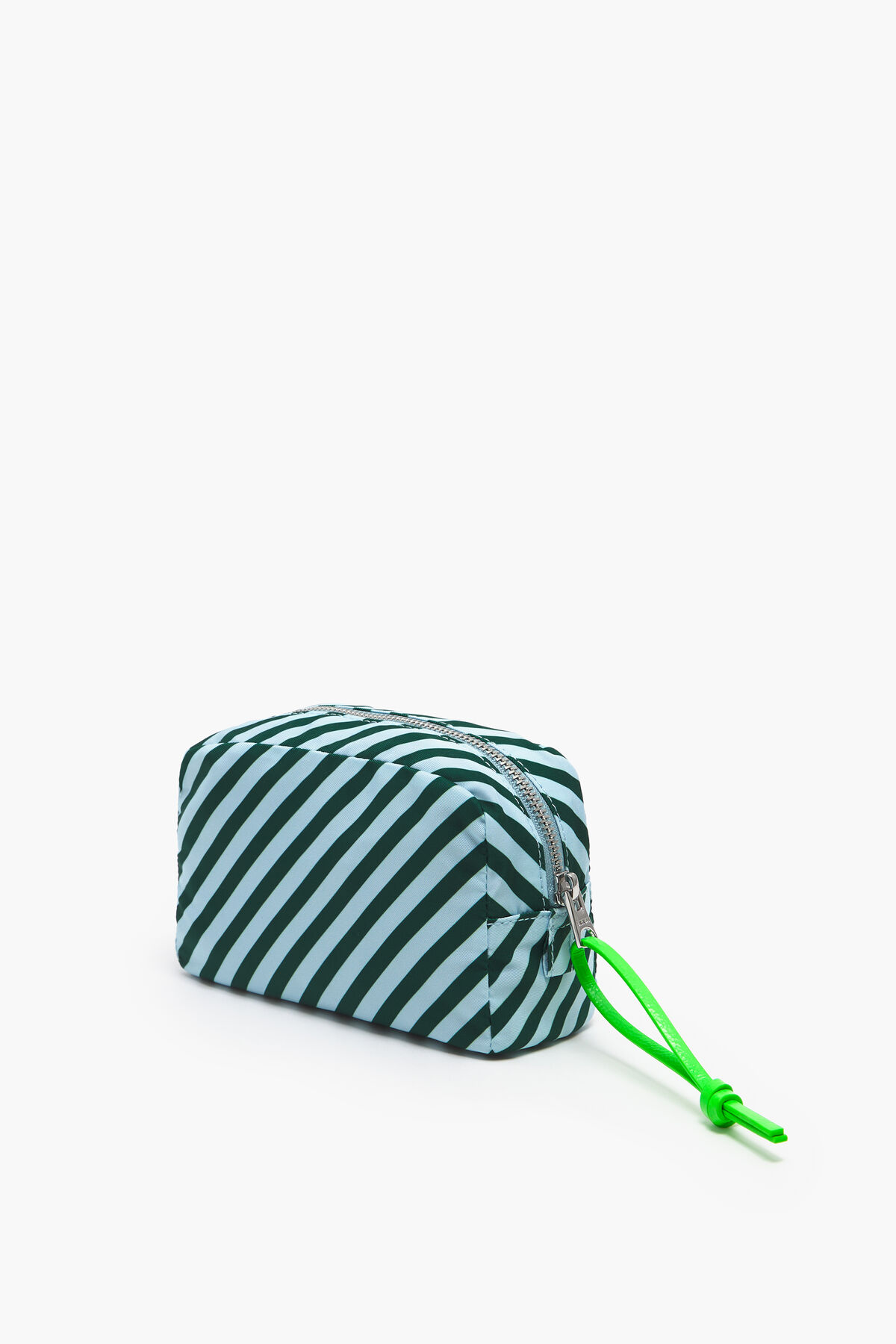 Neceser rectangular M rayas verde