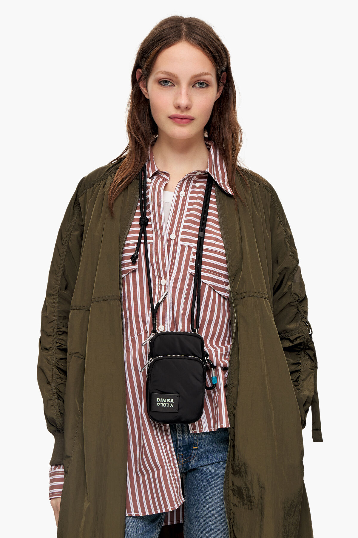 Minibolso nylon negro