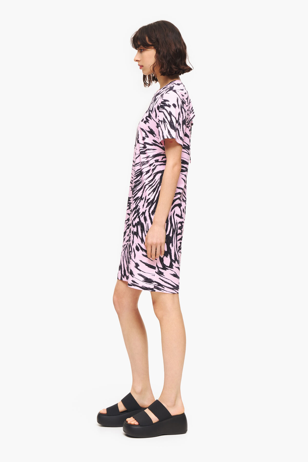 Vestido corto Butterfly Wing bicolor rosa