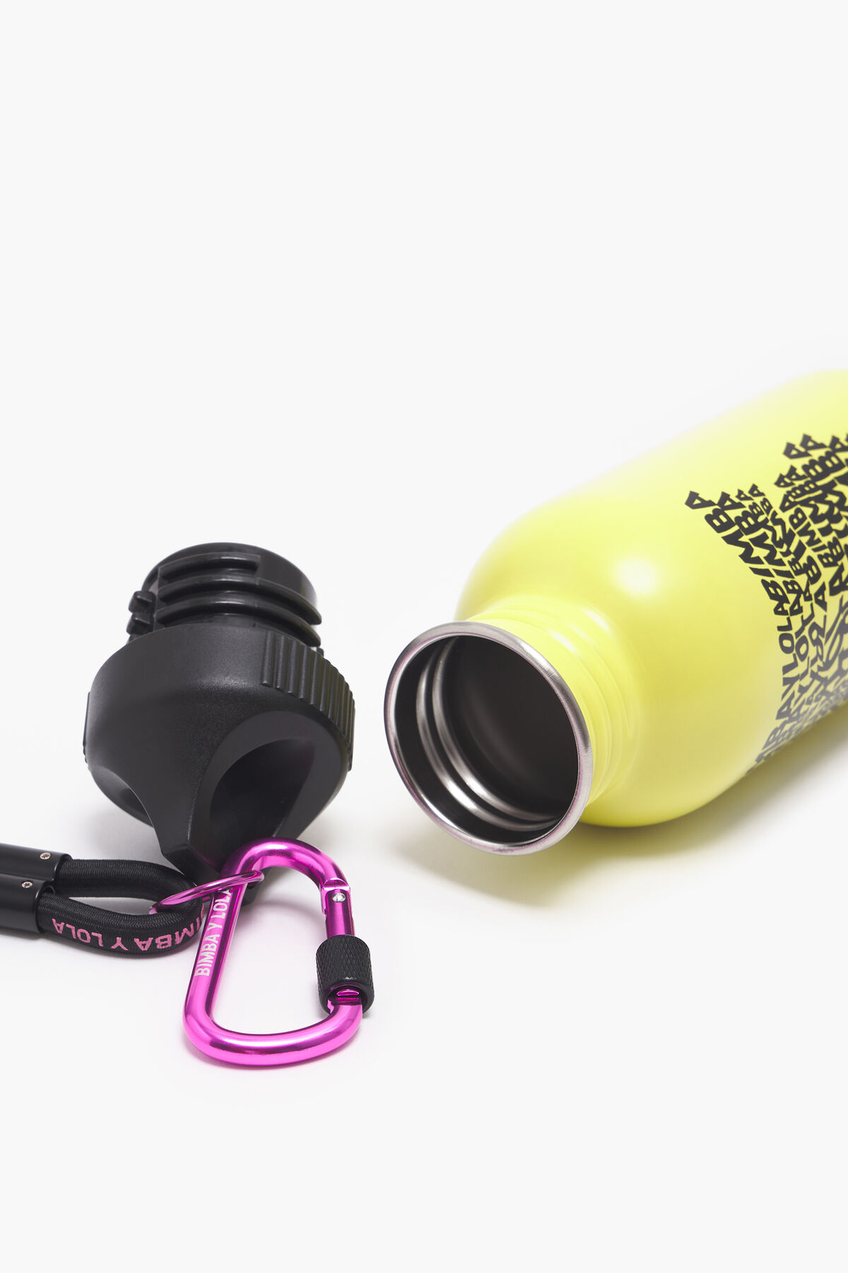 Botella acero inoxidable Bimba Ola amarilla