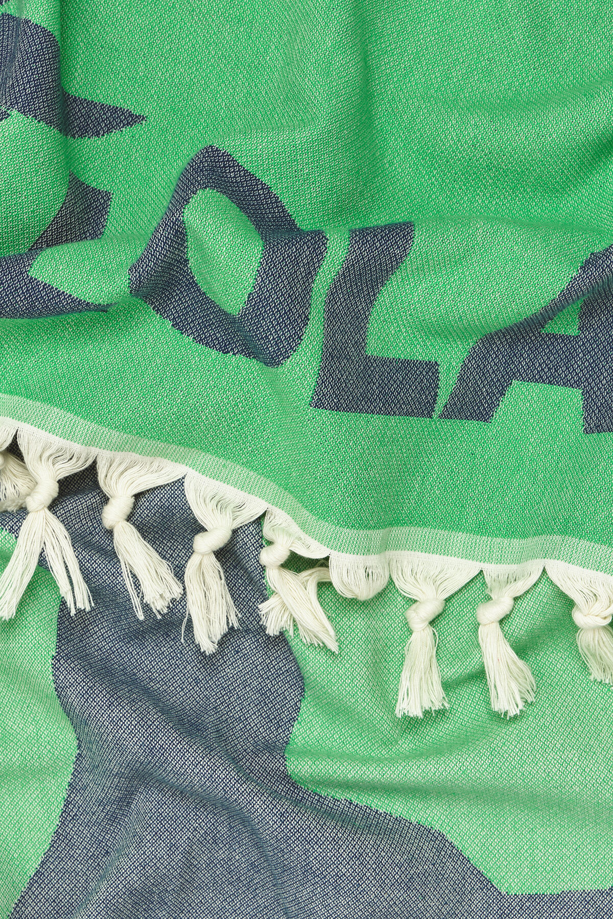 Toalla jacquard verde