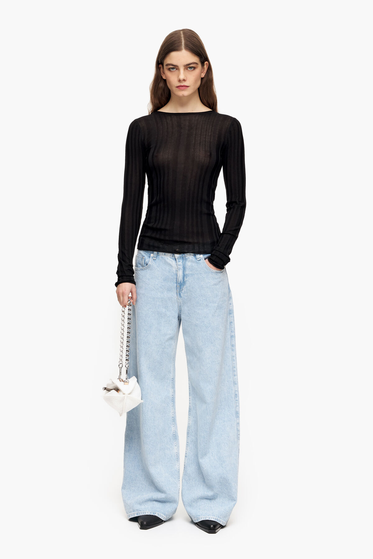 Jersey ajustado negro