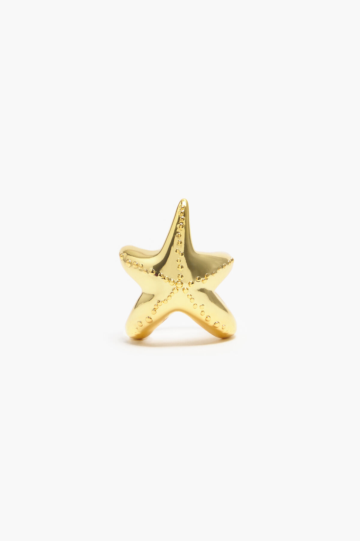 Anillo estrella dorado