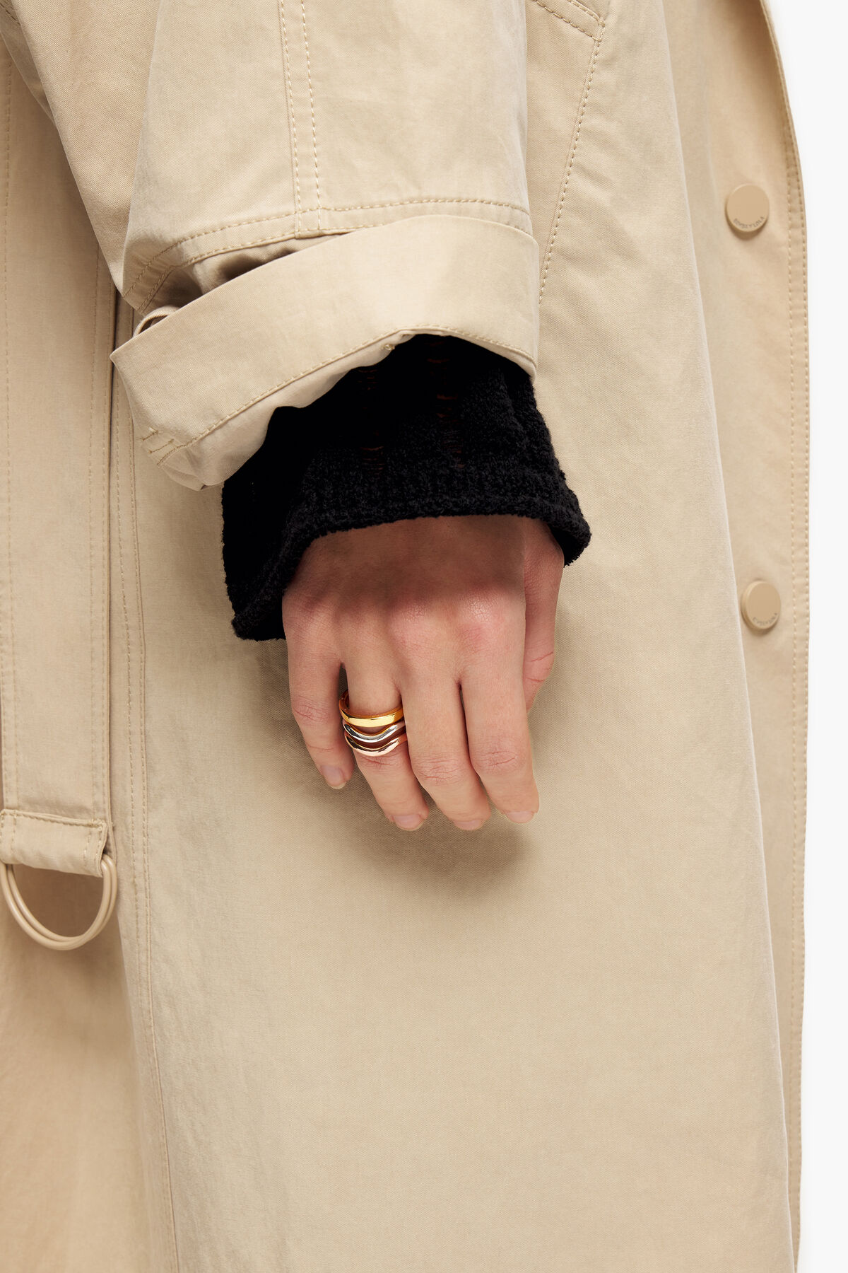 Anillo bandas multicolor