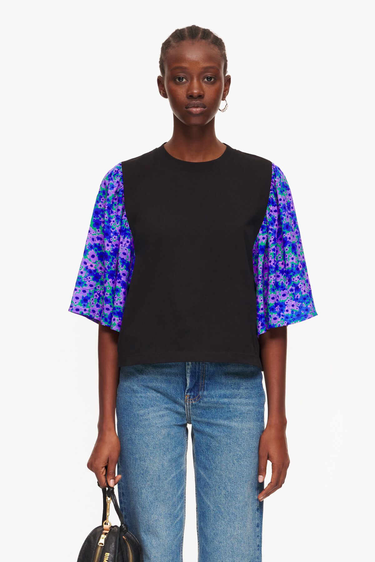 Camiseta doble tejido print Flowers Full