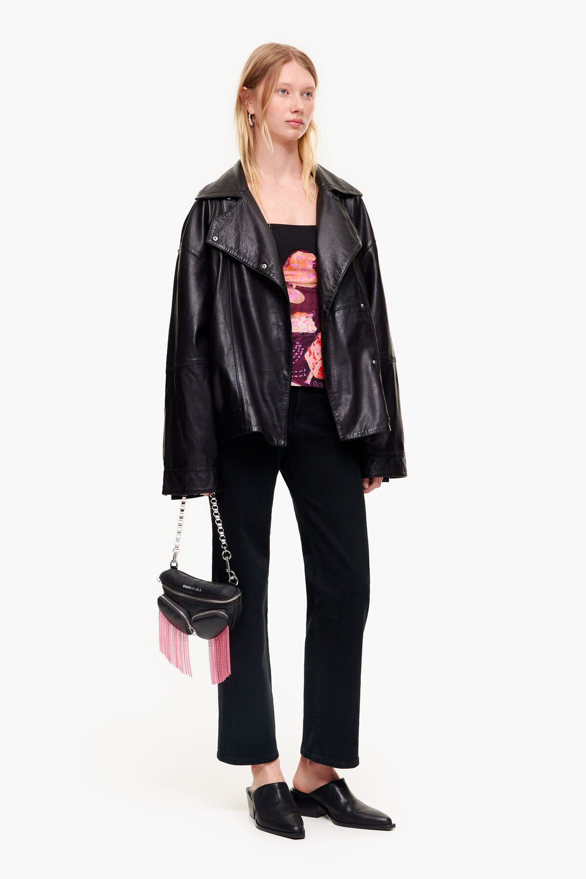 Top print Nickname Photo negro