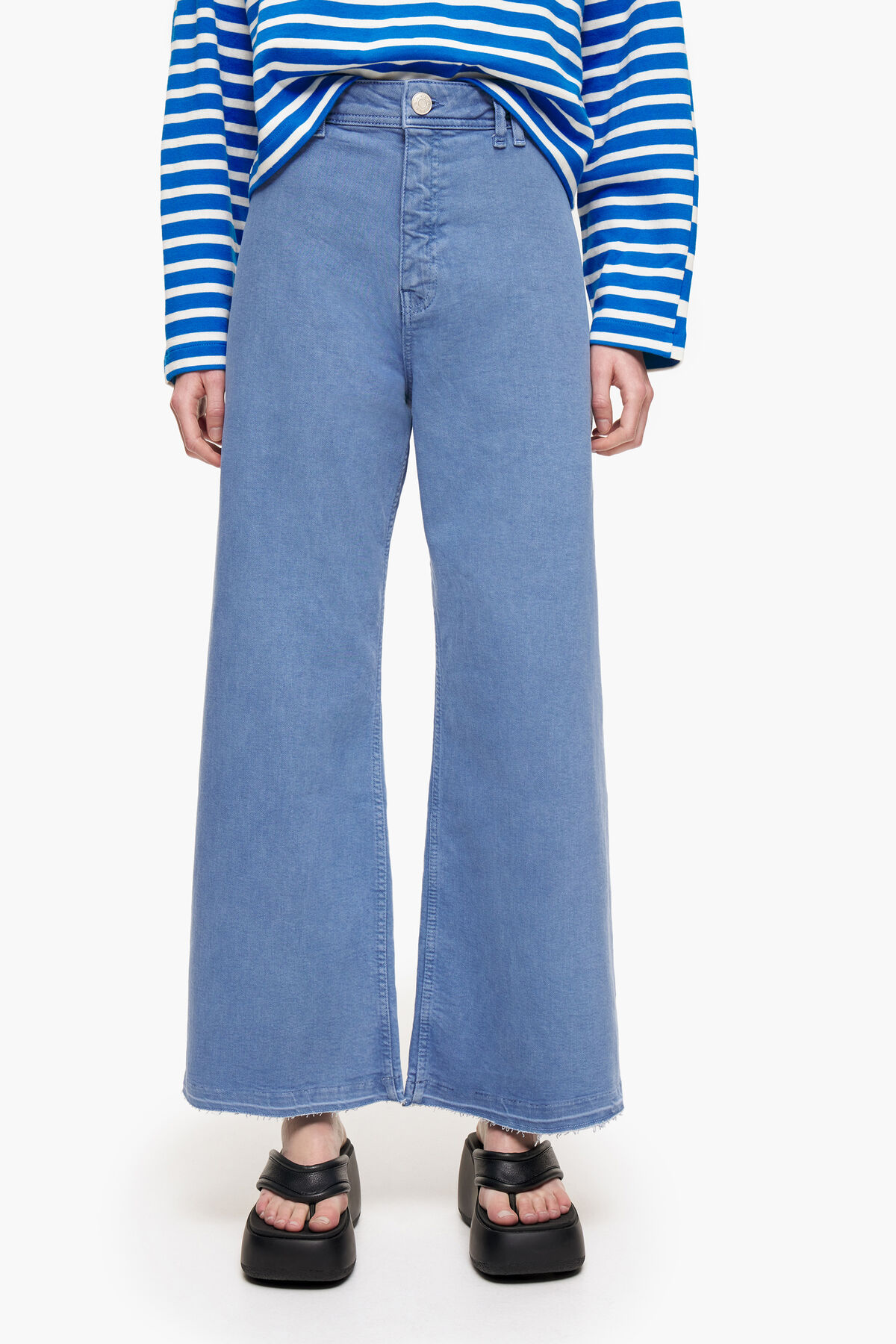 CULOTTE - Vaquero alto azul