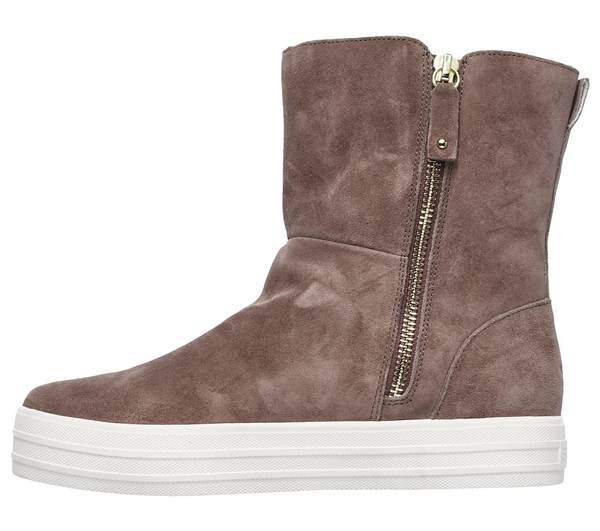 Skechers Women Double Up - Fall In Line Dark Taupe