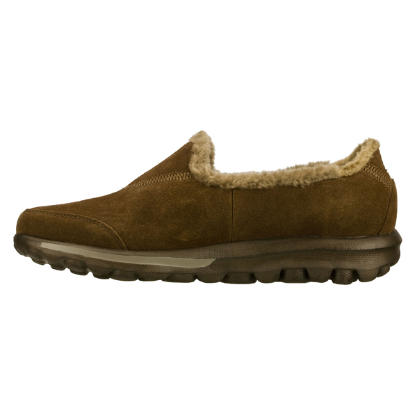 Skechers Women GOwalk - Fuzzy Chocolate