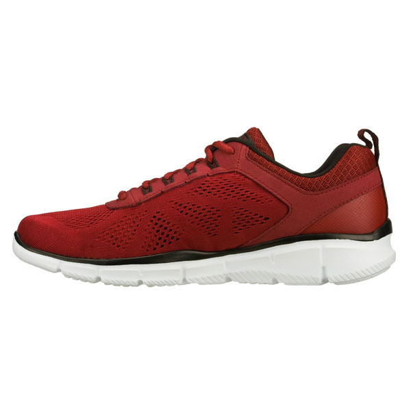 Skechers Men Wide Fit (2E) Shoes - Deal Maker Burgundy