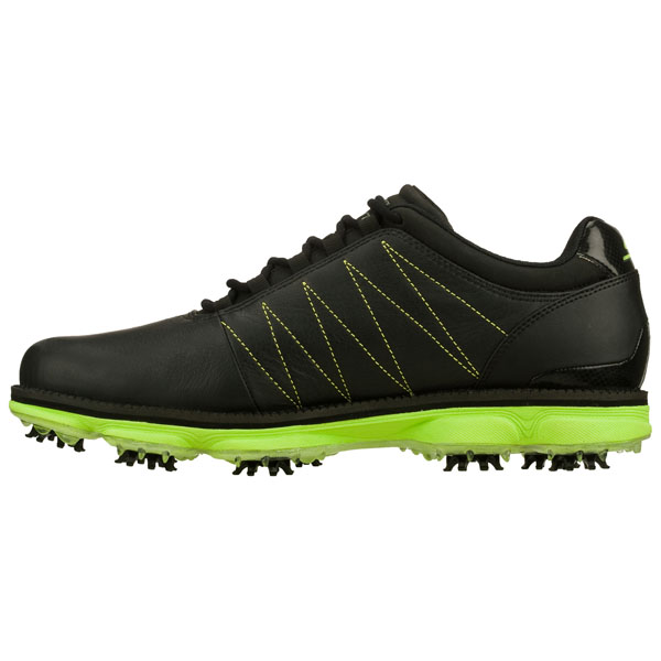 Skechers Men Extra Wide Fit (4E) Shoes - Matt Kuchar Official Black/Lime