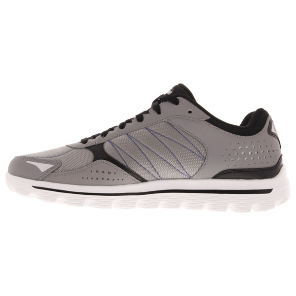 Skechers Men Extra Wide Fit (4E) Shoes - Flash DNA Gray/Black