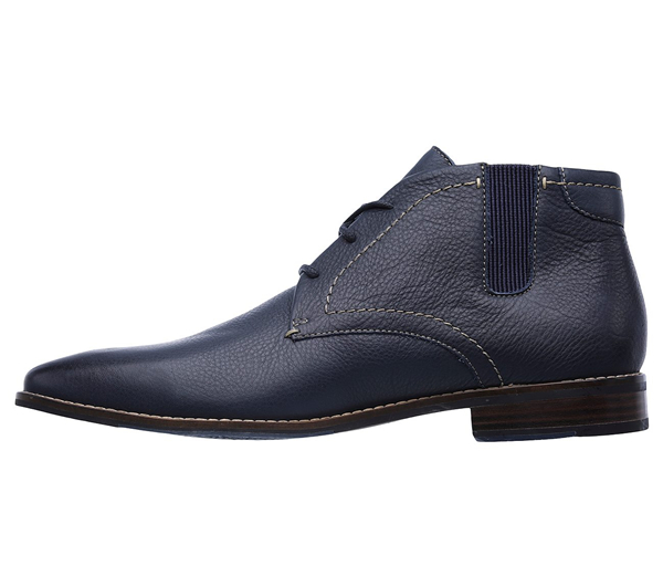 Skechers Men Boots: Ellis Navy