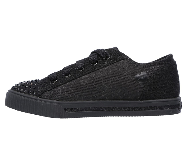 Skechers Girls Twinkle Toes: Sparkle Glitz - Roll Call Black