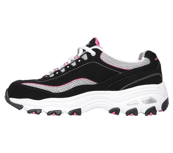 Skechers Women D'lites - Life Saver Black/Pink