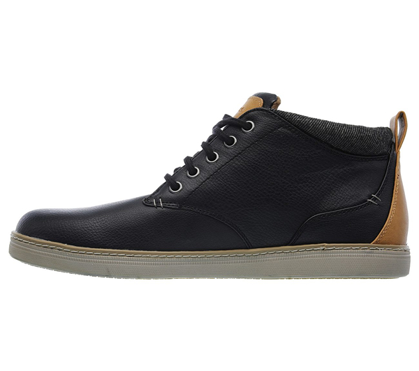 Skechers Men Boots: Helmer Black