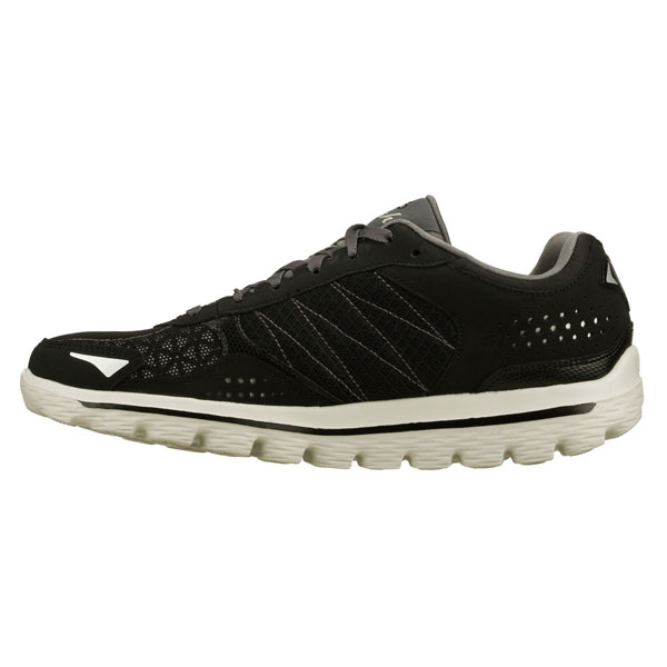 Skechers Men Extra Wide Fit (4E) Shoes - Flash Black/Gray