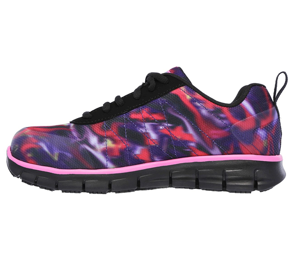 Skechers Women Work: Relaxed Fit Synergy - Arrey Alloy Toe Black/Multi