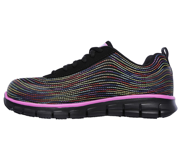Skechers Women Work: Synergy - Wingor Alloy Toe Black/Multi