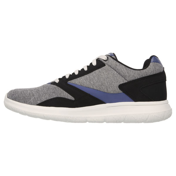 Skechers Men Extra Wide Fit (4E) Shoes - Uptown Gray/Black