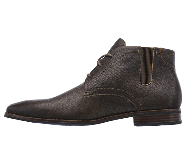 Skechers Men Boots: Ellis Dark Brown
