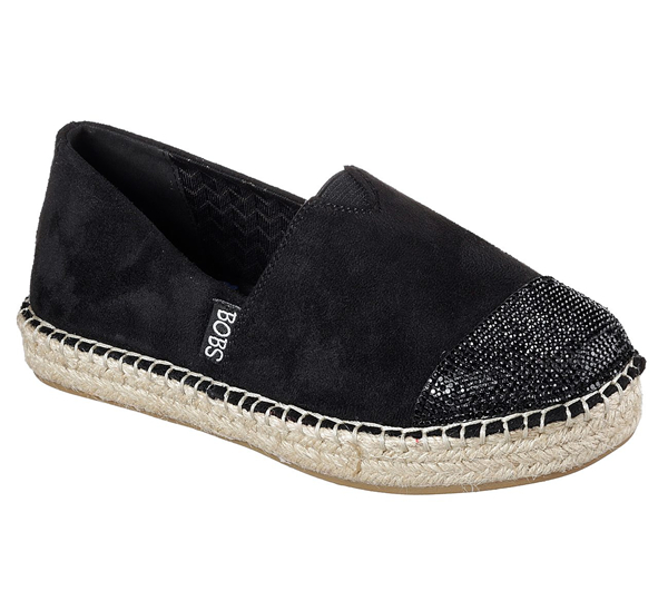 Skechers Women Bobs Lowlights - Razzy Dazzy Black