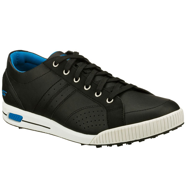 Skechers Men Extra Wide Fit (4E) Shoes - Wedge Black/Blue