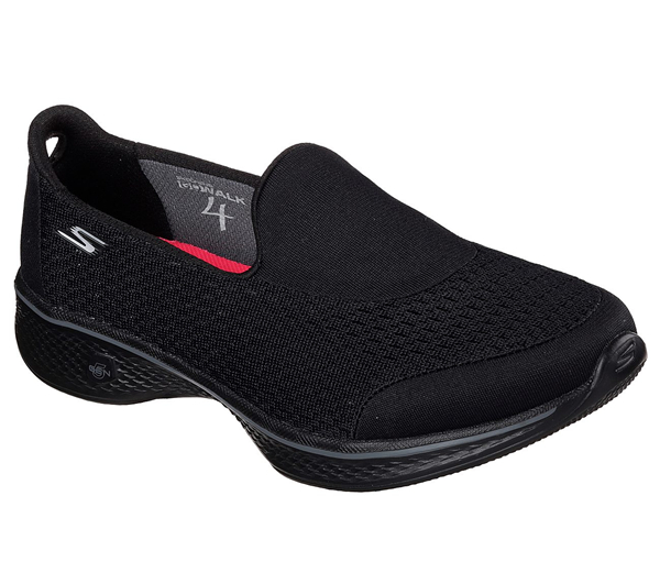 Skechers Women GOwalk 4 - Pursuit Black