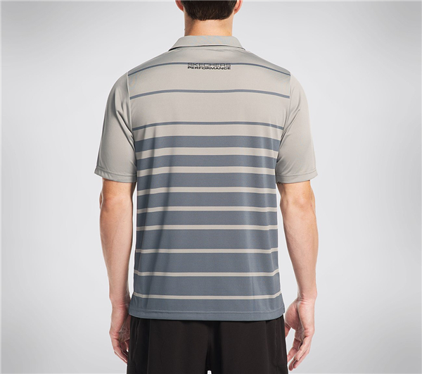 Skechers Men GO Golf Soboba Polo Shirt Gray