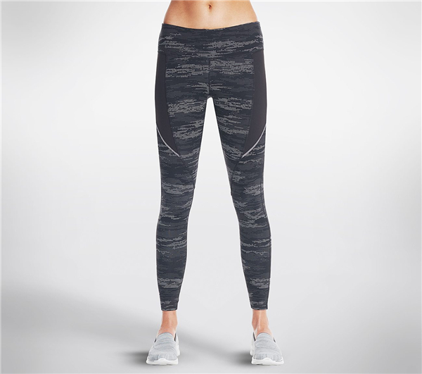 Skechers Women Arabesque Printed Legging Black/Multi